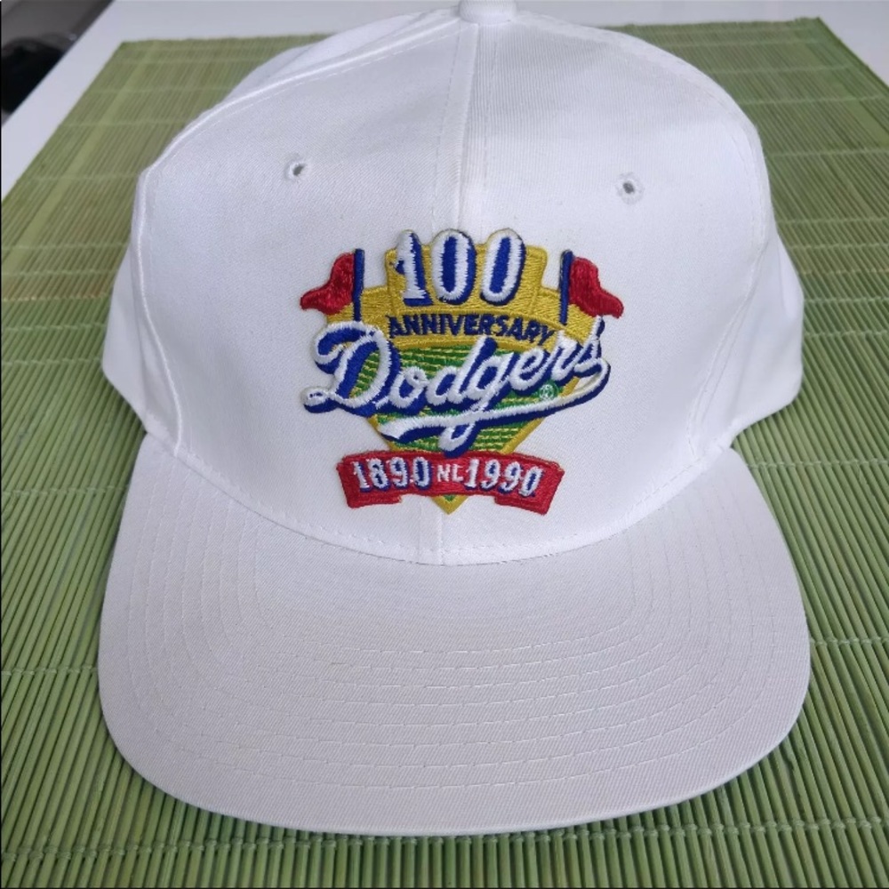 *1990 RARE* New Era 1890-1990 Los Angeles Dodgers 100th Anniversary Embroidered